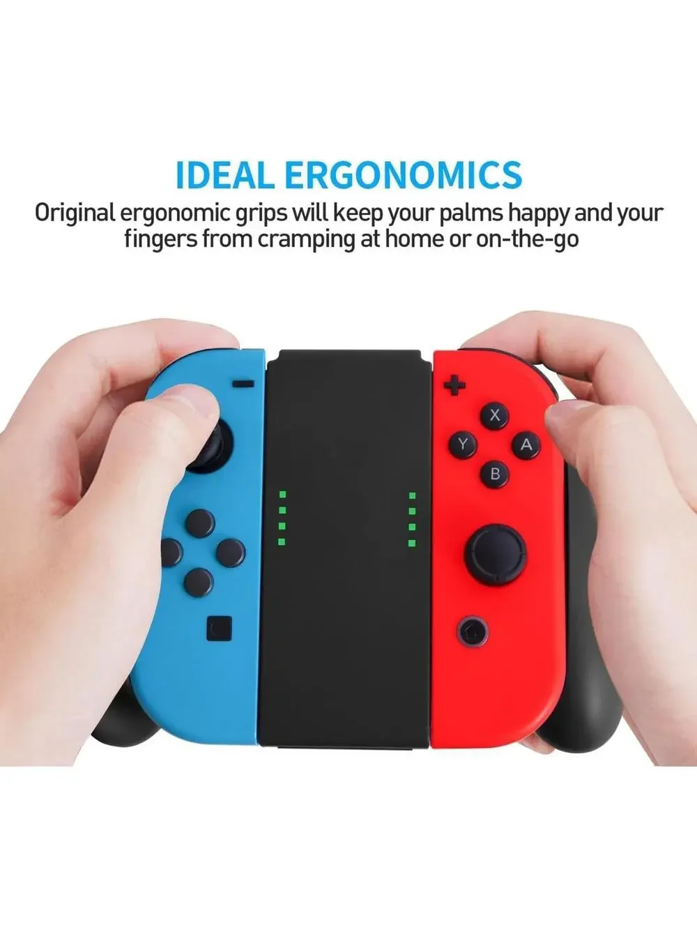 OEM for Nintendo Switch Joy-con Grip Controller Charger w Cable Not Joy Con 2